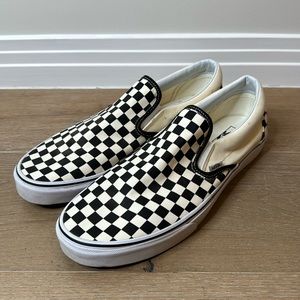 Vans Classic Slip-On Checkerboard Shoe Men’s 14 never been worn